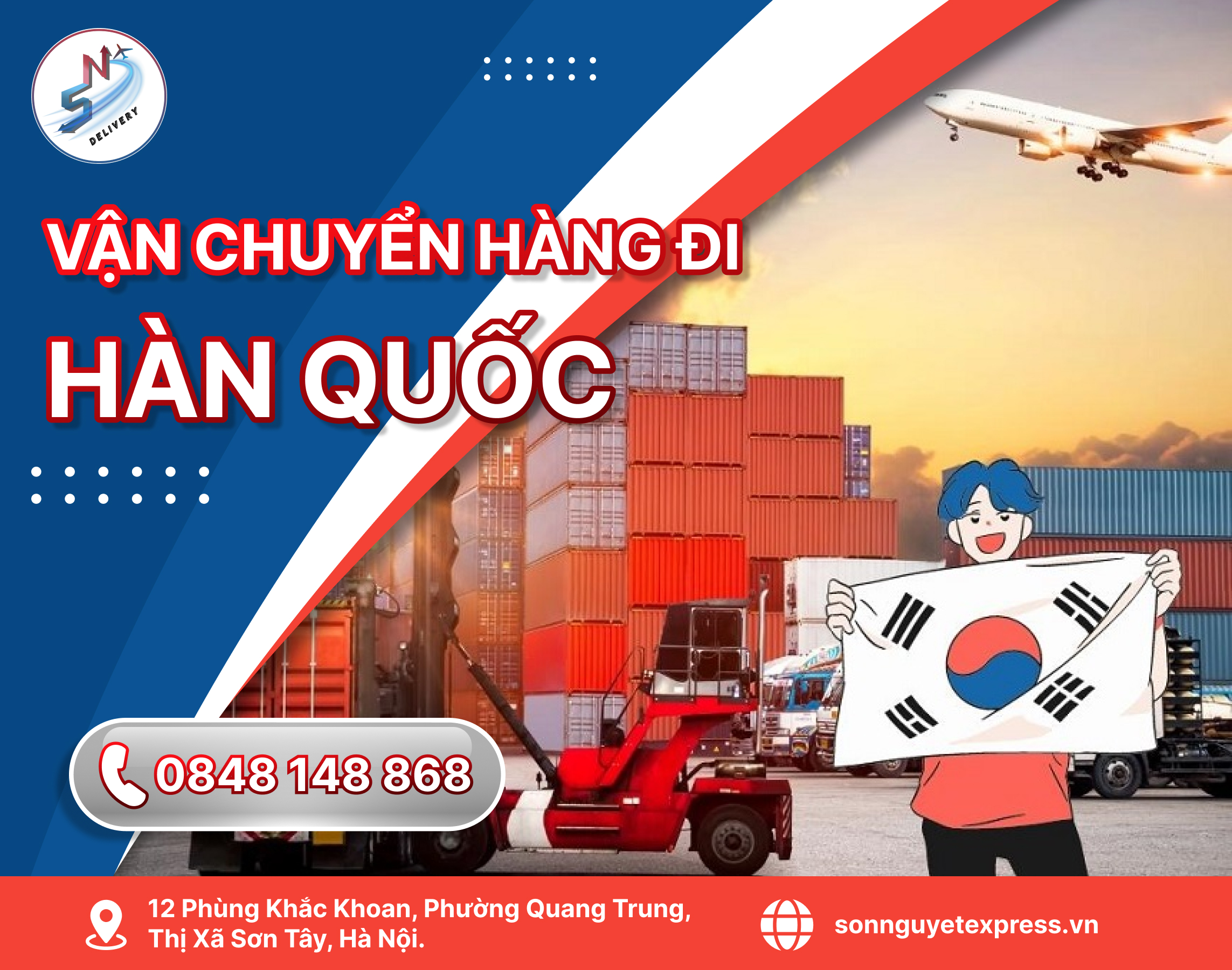 Vận chuyển hàng từ Việt Nam đi Hàn Quốc